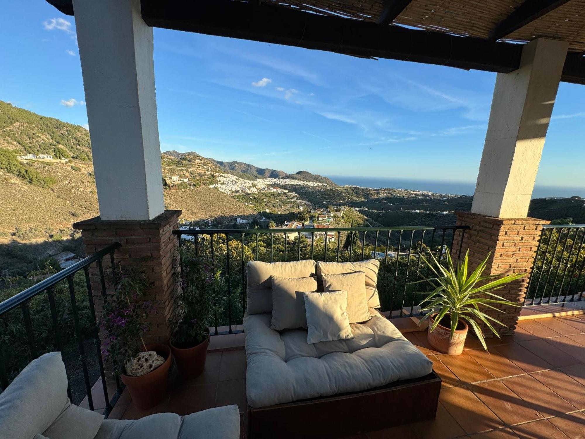Villa En Frigiliana Con Piscina, Jacuzzi Y Espectaculares Vistas Exterior photo